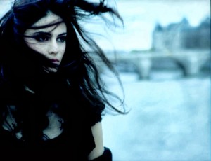 Gothic Girl in Wind